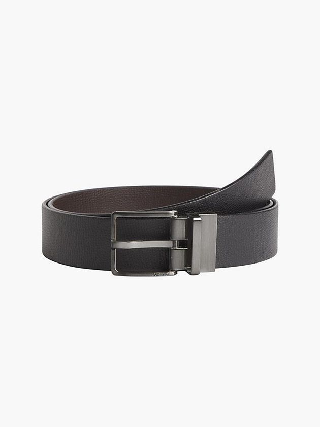 Calvin Klein USA Reversible Leather Mens Belt Black 5987204-YL